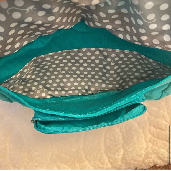 Kipling Official Collectible Jade Teal Crossbody Purse Like New Without Gorilla - Picture 8 of 12